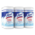 LYSOL Disinfecting Wipes, 7 x 7.25, Crisp Linen, 80 Wipes/Canister