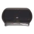 Tork Twin Standard Roll Bath Tissue Dispenser, 12.75 x 5.57 x 8.25, Smoke
