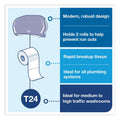 Tork Twin Standard Roll Bath Tissue Dispenser, 12.75 x 5.57 x 8.25, Smoke