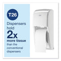Tork Advanced High Capacity Bath Tissue, Septic Safe, 2-Ply, White, 1,000 Sheets/Roll, 36/Carton