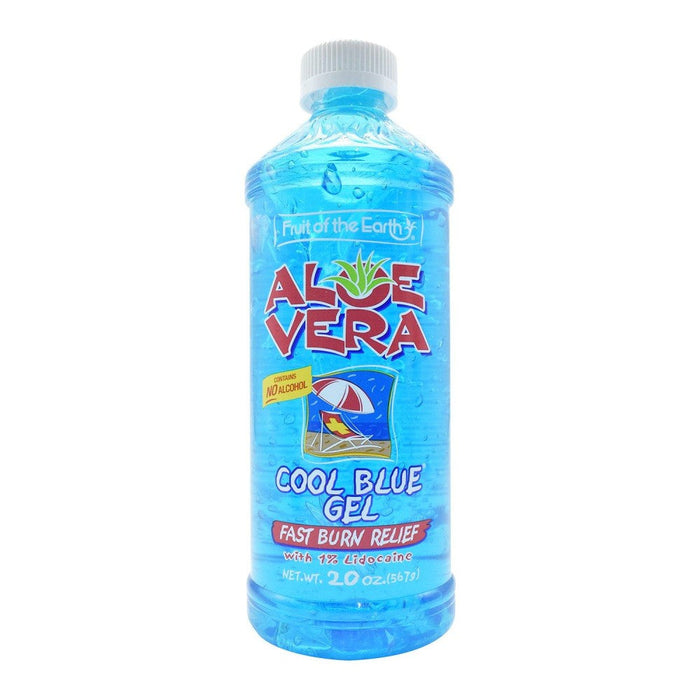 Fruit of the Earth 100% Pure Aloe Vera Gel, 20 oz – Fragrance Free & Non-Oily by Pasteur Pharmacy