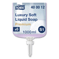 Tork Premium Luxury Soap, Soft Rose, 1 L, 6/Carton