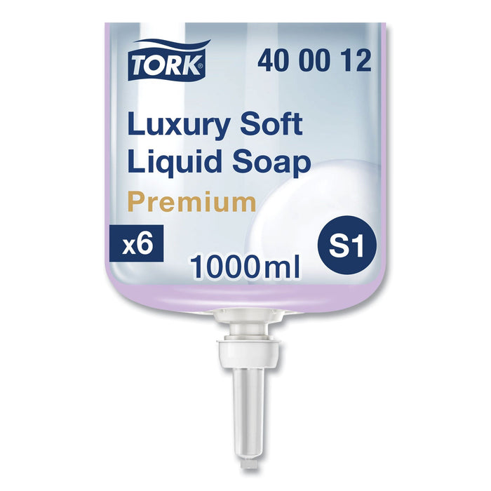 Tork Premium Luxury Soap, Soft Rose, 1 L, 6/Carton