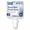 Tork Premium Extra Mild Foam Soap, Unscented, 1 L, 6/Carton