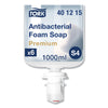 Tork Premium Antibacterial Foam Soap, Unscented, 1 L, 6/Carton