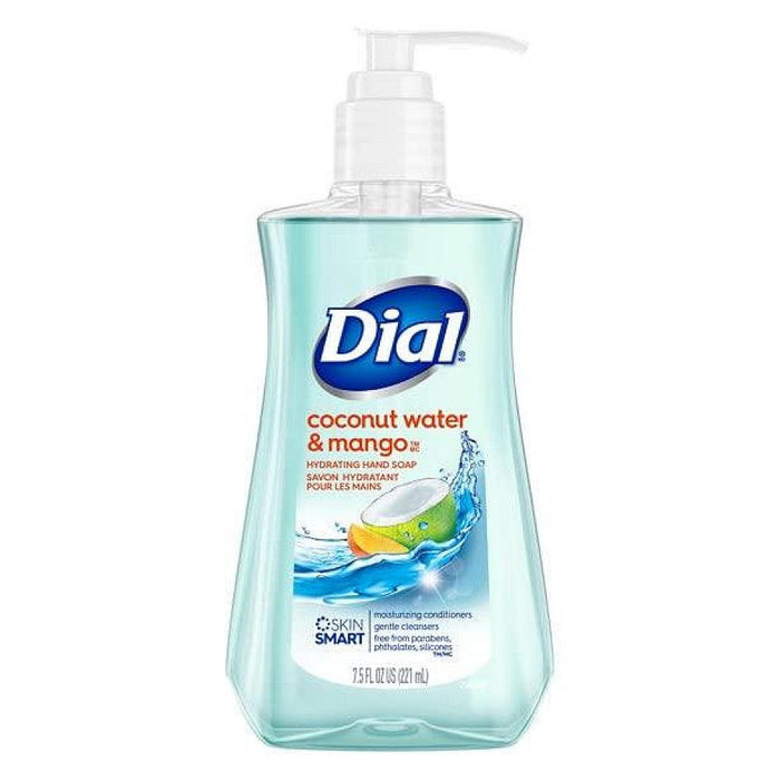 Dial Antimicrobial Liquid Hand Soap, Coconut Water & Mango, Pump Bottle, 7.5 Fl Ounce by Pasteur Pharmacy