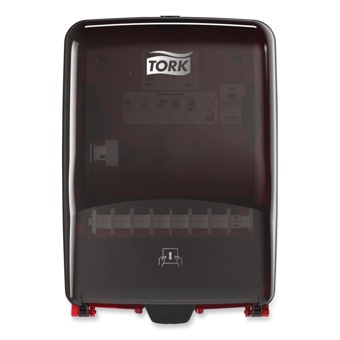 Tork Washstation Dispenser, 12.56 x 10.57 x 18.09, Red/Smoke