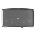 Tork Elevation Bath Tissue Mini-Jumbo Roll Twin Dispenser, 17 x 5.69 x 10.13, Black