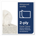 Tork Advanced Facial Tissue, 2-Ply, White, Cube Box, 94 Sheets/Box, 36 Boxes/Carton