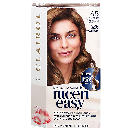 Clairol Nice’n Easy Hair Color, Permanent, Lightest Brown 6.5 by Pasteur Pharmacy