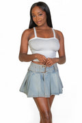 Solid Strap Tank Top {BT5515} by The House of Stylez