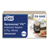 Tork Xpressnap Fit Interfold Dispenser Napkins, 2-Ply, 6.5 x 8.39, Natural, 120/Pack, 36 Packs/Carton