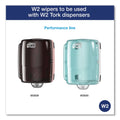 Tork Paper Wiper Plus, 9.8 x 15.2, White, 300/Roll, 2 Rolls/Carton