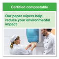 Tork Basic Paper Wiper Roll Towel, 7.68" x 1,150 ft, Natural, 4 Rolls/Carton