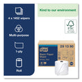 Tork Paper Wiper Roll Towel, 7.68" x 1,150 ft, White, 4 Rolls/Carton