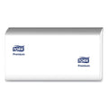 Tork Premium Multifold Towel, 1-Ply, 9 x 9.5, White, 250/Pack, 12 Packs/Carton