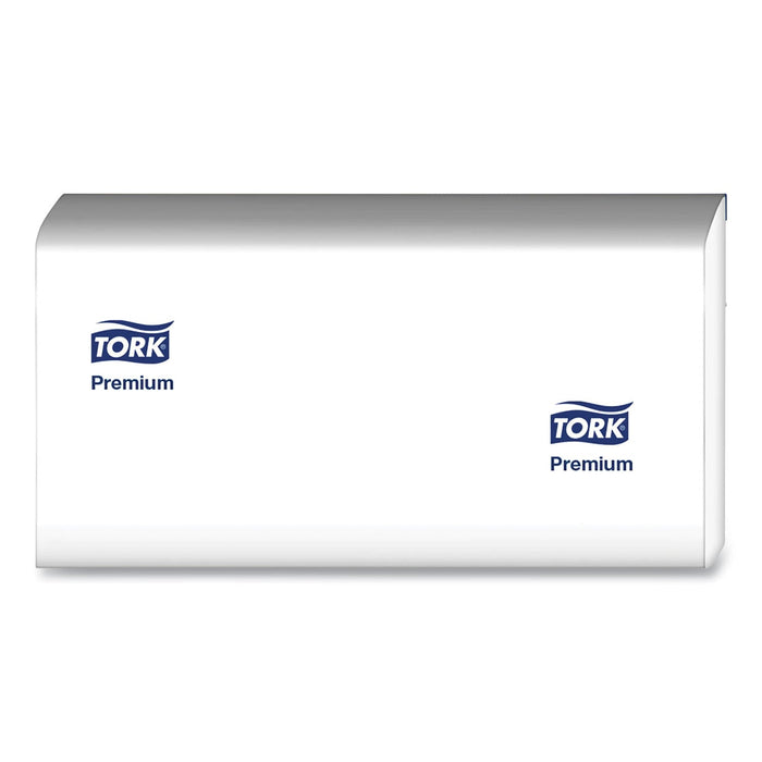 Tork Premium Multifold Towel, 1-Ply, 9 x 9.5, White, 250/Pack, 12 Packs/Carton