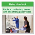 Tork Heavy-Duty Paper Wiper, 11.1" x 800 ft, Blue
