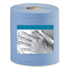 Tork Industrial Paper Wiper, 4-Ply, 11 x 15.75, Blue, 375 Wipes/Roll, 2 Rolls/Carton
