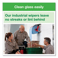 Tork Industrial Paper Wiper, 4-Ply, 11 x 15.75, Blue, 375 Wipes/Roll, 2 Rolls/Carton