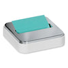 Post-it Steel Top Dispenser, For 3 x 3 Pads, White/Steel