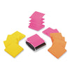 Post-it Pop-up Dispenser Value Pack, For 3 x 3 Pads, Black/Clear, Includes (12) Rio de Janeiro Super Sticky Pop-up Pad