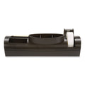 Post-it Notes Dispenser with Weighted Base, 9 Compartments, Plastic, 10.25 x 6.75 x 2.75, Black