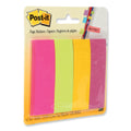 Post-it Page Flag Markers, Assorted Brights, 50 Flags/Pad, 4 Pads/Pack