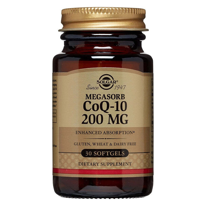 Solgar Megasorb CoQ-10, 200 Mg, 30 SoftGels by Pasteur Pharmacy