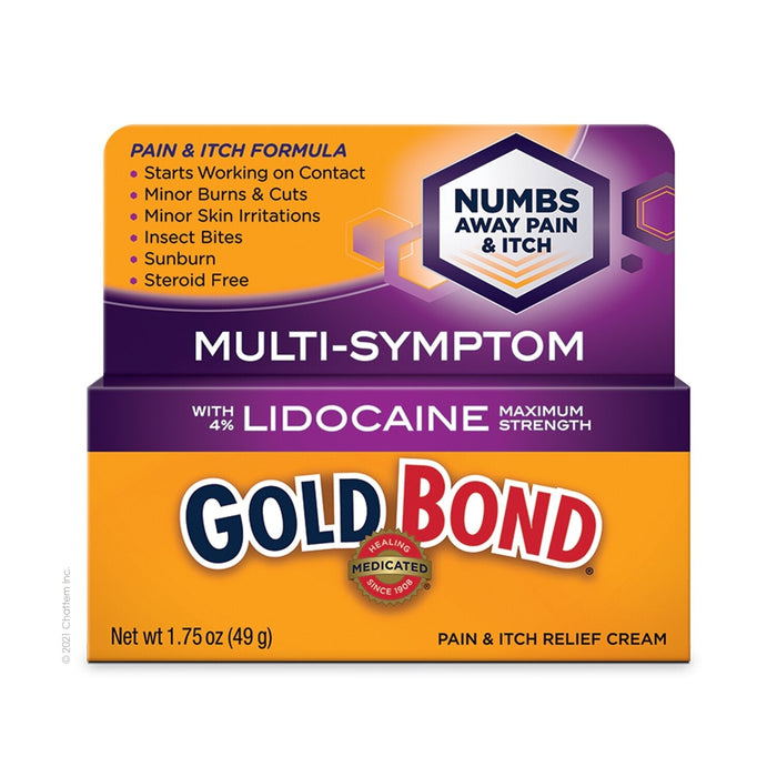 Gold Bond Pain And Itch Relief Cream With Lidocaine -1.75 Oz by Pasteur Pharmacy