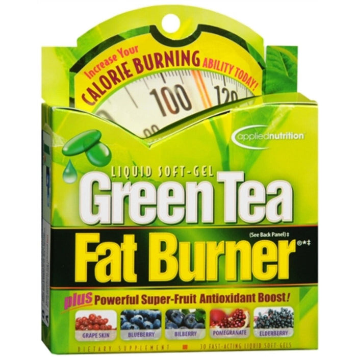 Green Tea Fat Burner Applied Nutrition Liquid Soft-Gels 30 Soft Gels by Pasteur Pharmacy