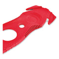 Westcott Safety Cutter, 1.2" Blade, 5.75" Plastic Handle, Red, 5/Pack
