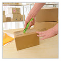 Westcott Safety Ceramic Blade Box Cutter, 0.5" Blade, 6.15" Plastic Handle, Green