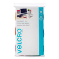 VELCRO ONE-WRAP Ties and Straps, 0.5" x 8", Assorted Colors, 60/Pack