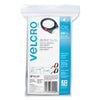 VELCRO ONE-WRAP Ties and Straps, 0.5" x 8", Black;Red, 100/Pack