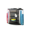 Safco Onyx Mesh Corner Organizer, Six Sections, 15 x 11 x 13, Black
