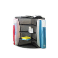 Safco Onyx Mesh Corner Organizer, Six Sections, 15 x 11 x 13, Black