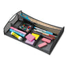 Safco Onyx Mesh Drawer Organizer, Seven Compartments, 13 x 8.75 x 2.75, Steel, Black