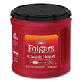 Folgers Coffee, Classic Roast, Ground, 25.9 oz Canister, 6/Carton