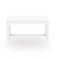 Workspace by Alera Farmhouse Writing Desk, 47.24" x 23.62" x 29.53", White