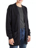 Velvet by Graham & Spencer Long Open-Front Cardigan, Size Small by Vanessa Jane