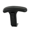 Safco Optional Height-Adjustable T-Pad Arms for Safco Uber Big and Tall High-Back and Mid-Back Chairs, Black, 2/Set
