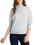 Vince Camuto Womens Fold Over Neck Long Sleeve Top by Vanessa Jane