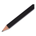 Paper Mate Mirado Black Warrior Pencil, HB (#2), Black Lead, Black Matte Barrel, Dozen