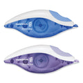 Paper Mate DryLine Grip Correction Tape, Blue/Purple Applicators, 0.2" x 335",  2/Pack
