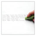Paper Mate DryLine Grip Correction Tape, Recycled Dispenser, Green/White Applicator, 0.2" x 335", 2/Pack