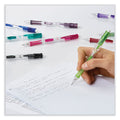 Paper Mate Clearpoint Mix and Match Mechanical Pencil, 0.7 mm, HB (#2.5), Black Lead, Clear Barrels, Green Accents/Assorted Tops
