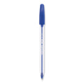 Paper Mate InkJoy 50ST Ballpoint Pen, Stick, Medium 1 mm, Blue Ink, White/Blue Barrel, 60/Pack