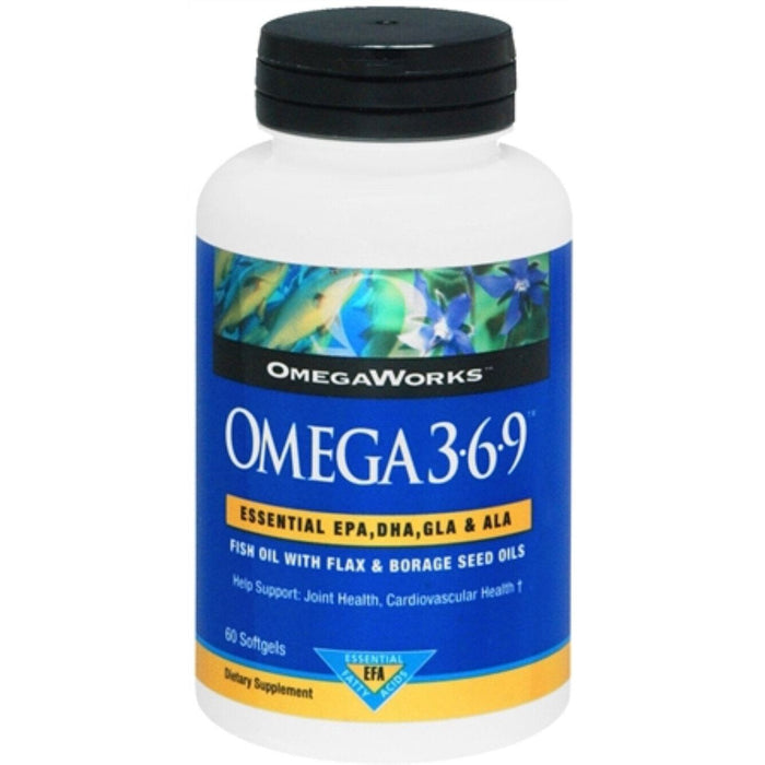Nature's Bounty Complete Omega 3-6-9, Heart Health Support, Mercury-Free, 60 Softgels by Pasteur Pharmacy