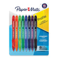 Paper Mate Profile Mechanical Pencils, 0.7 mm, HB (#2), Black Lead, Assorted Barrel Colors, 8/Pack